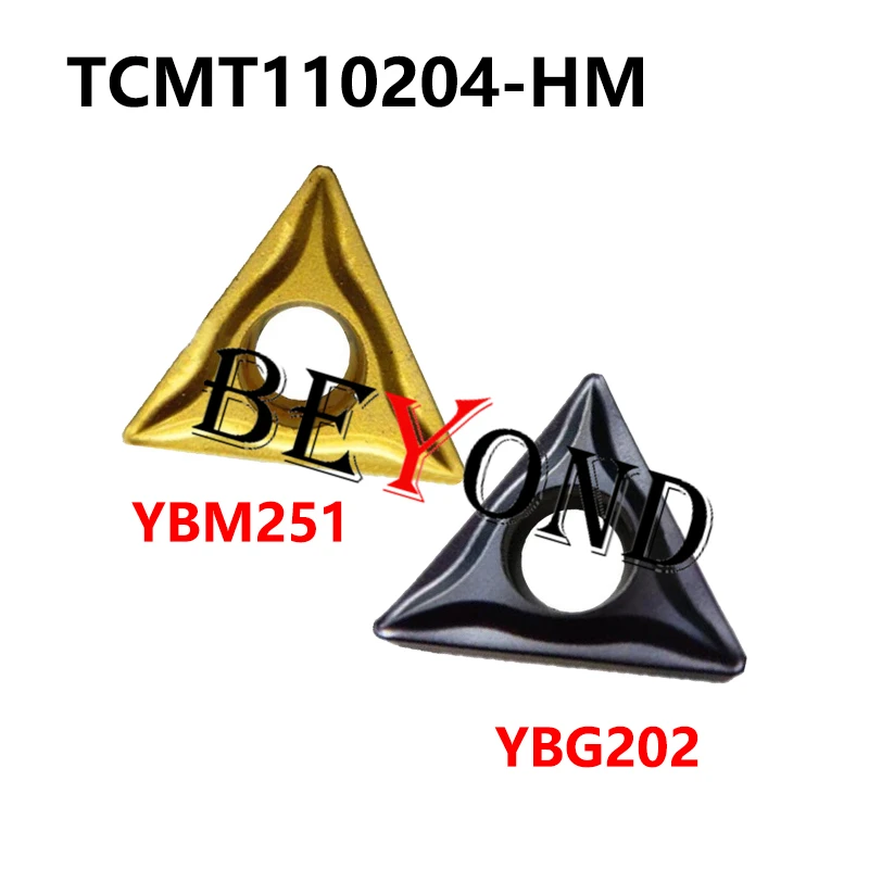 TCMT110204-HM YBG202 YBM251 100% оригинальные карбидные вставки из нержавеющей стали CNC