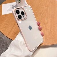 metal lens camera protection case for iphone 13 12 mini 11 pro xs max xr x 8 7 plus se 2020 clear back cover soft tpu frame case