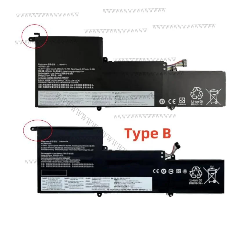 Фото HD 15,36 В 60,7 Втч Новый L19M4PF4 L19D4PF4 L19C4PF4 5B10W65297 Аккумулятор для ноутбука Lenovo Ideapad Yoga Slim 7-14I №2
