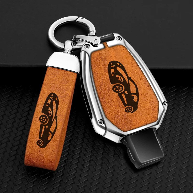 

Car Key Bag Key Case Cover Styling Metal Key Shell For Mercedes Benz W177 W205 W213 W222 G63 A C E S G GLS Class Accessories