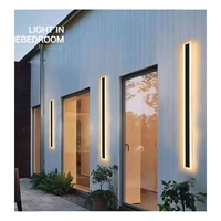 new outdoor waterproof modern led wall lights with remote adjustable light corridor porch bedroom lighting fixtures lampe murale