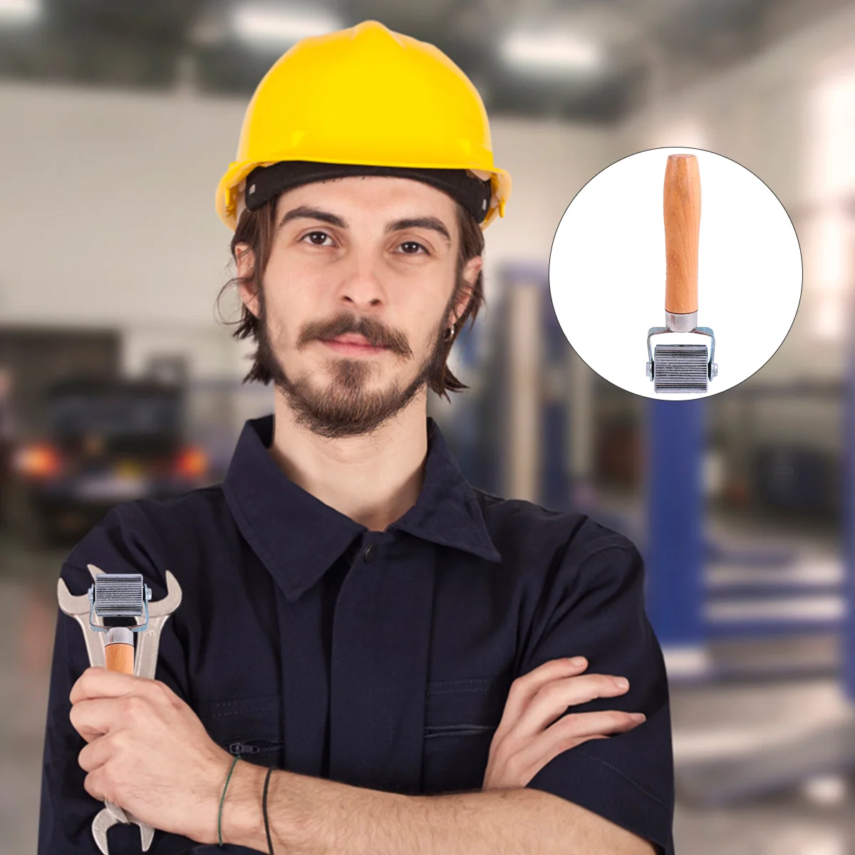 

Pressure Wheel Car Sound Tire Repair Hand Tool Automobile Universal Roller Bicycle Tires Automotive mechanical workshop tools