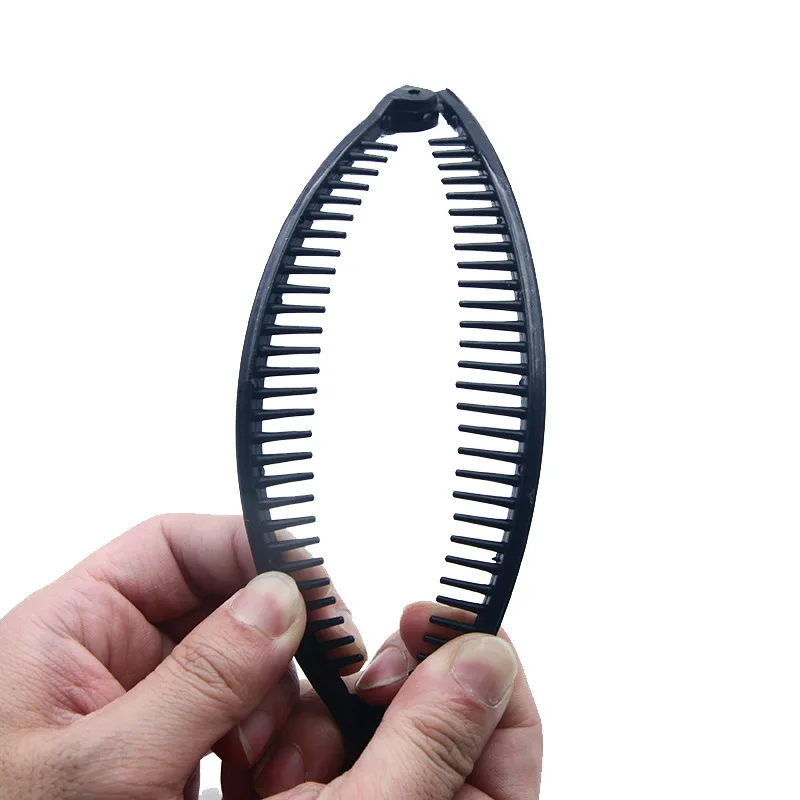 

Solid Color Banana Hair Clip Women Hair Style Hair Claw Barrettes Hairpins Hair Accessories for Girls Ponytail Hoder Hair Clamp