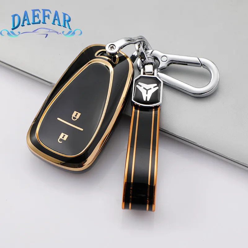 

2 кнопки для Chevrolet Key чехол ТПУ смарт-ключ без ключа для автомобиля