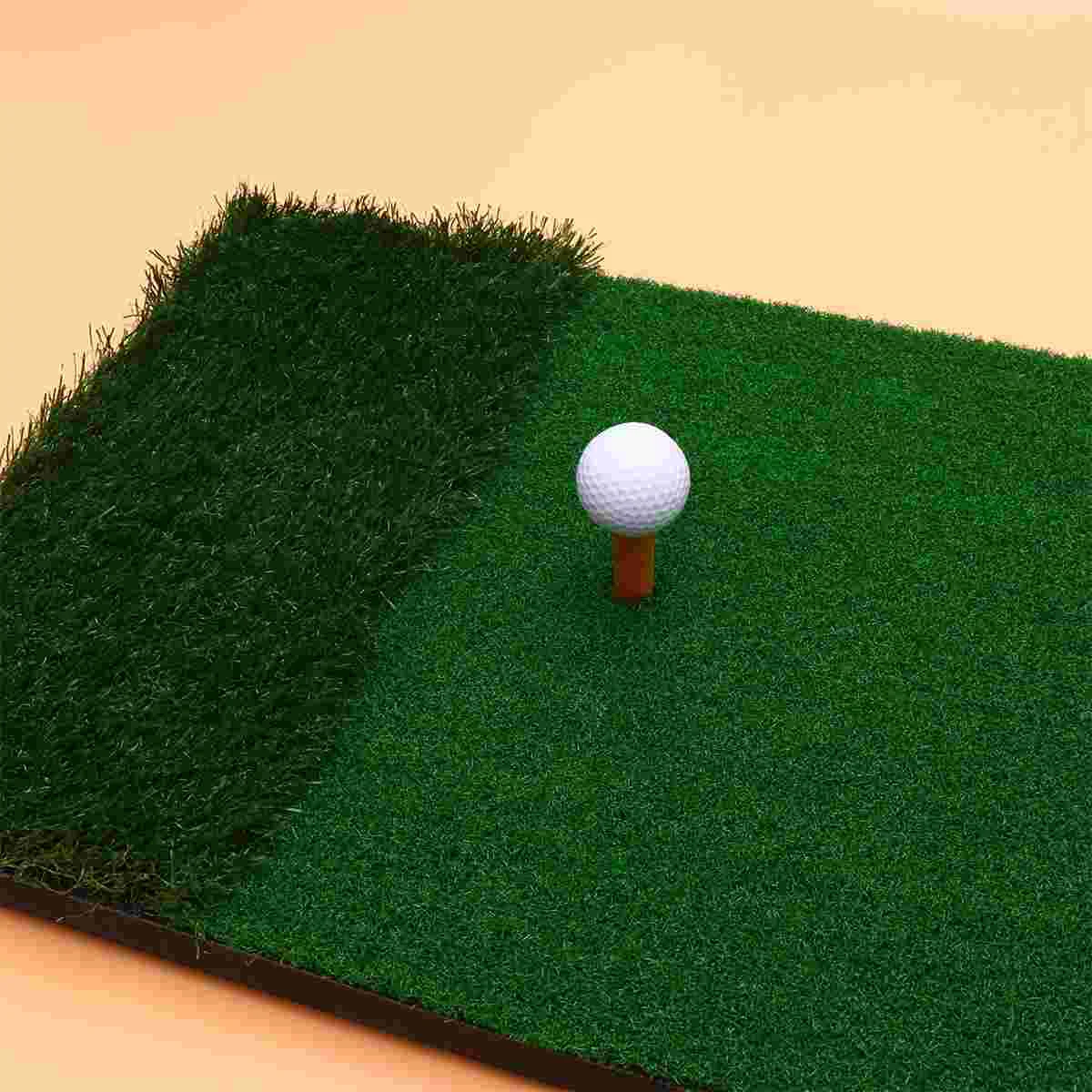 Practice Mat Practice Turf Backyard Or Indoor Chipping Hitting Mat For Swing Practice Training Driving Chipping ( Style D )