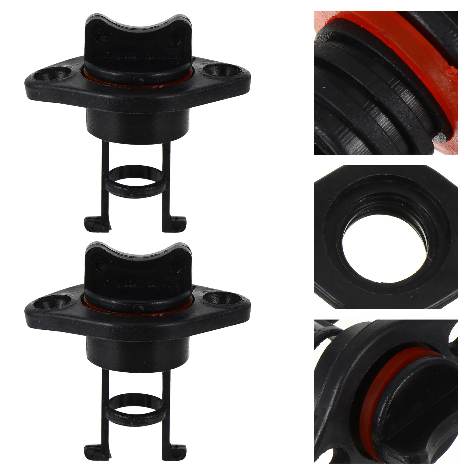 

2Pcs Sturdy Universal Kayak Drain Holes Plug Boat Drain Stopper Replacement Accessories
