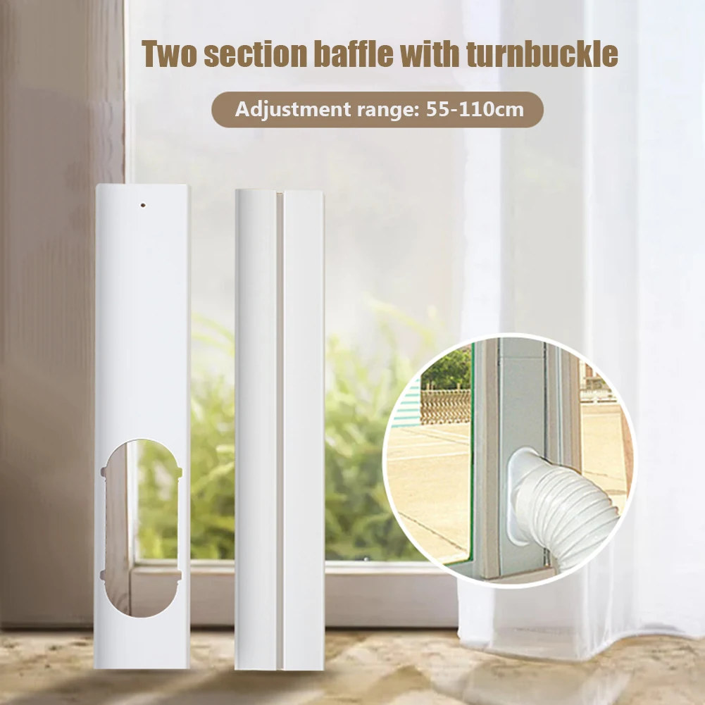 

Adjustable Slide Plate Window Adapter Mobile Air Conditioner Baffle Air Conditioner Accessory Window Sealing Plate Fittings Kits