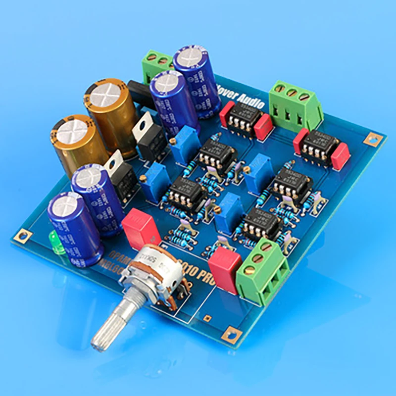 

Комплект предварительного усилителя Lyele Audio MBL 6010D для самостоятельной сборки, NE5534 необходимо припаять, совместим с AD797 op amp JRC5534DD