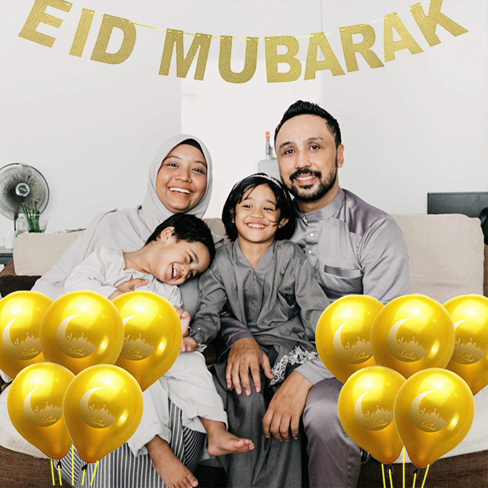 

Воздушные шары Eid Mubarak золотые украшения для вечеринок Рамадан Mubarak баннер Eid Mubarak украшения для дома Рамадан Kareem Декор