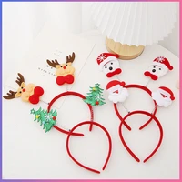 christmas photo props headband decor carnival dress supply deer up snowman headwear couple garden party festival accessories