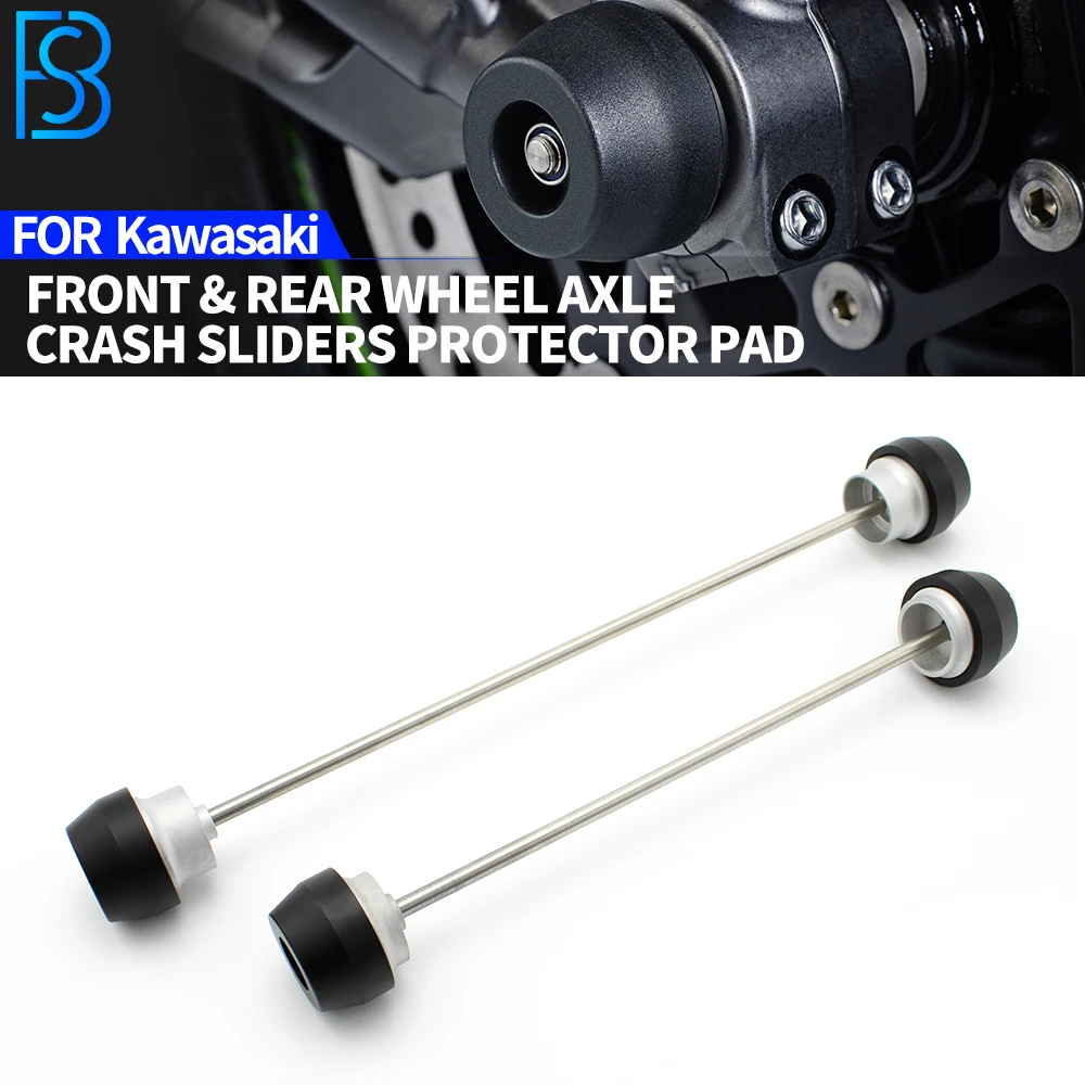 

For Kawasaki Z900 Z900RS Z650 Z650RS 2017-2023 Front Rear Wheel Axle Fork Crash Slider Motorcycle Wheel Protector Stand Z 900 RS
