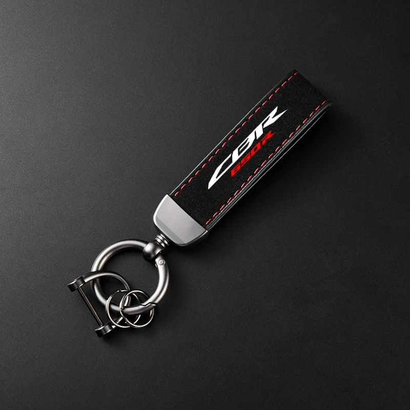 

Для Honda CBR650R CBR 650R 650R 2018-2024 аксессуары кожаный замшевый брелок для ключей мотоцикла