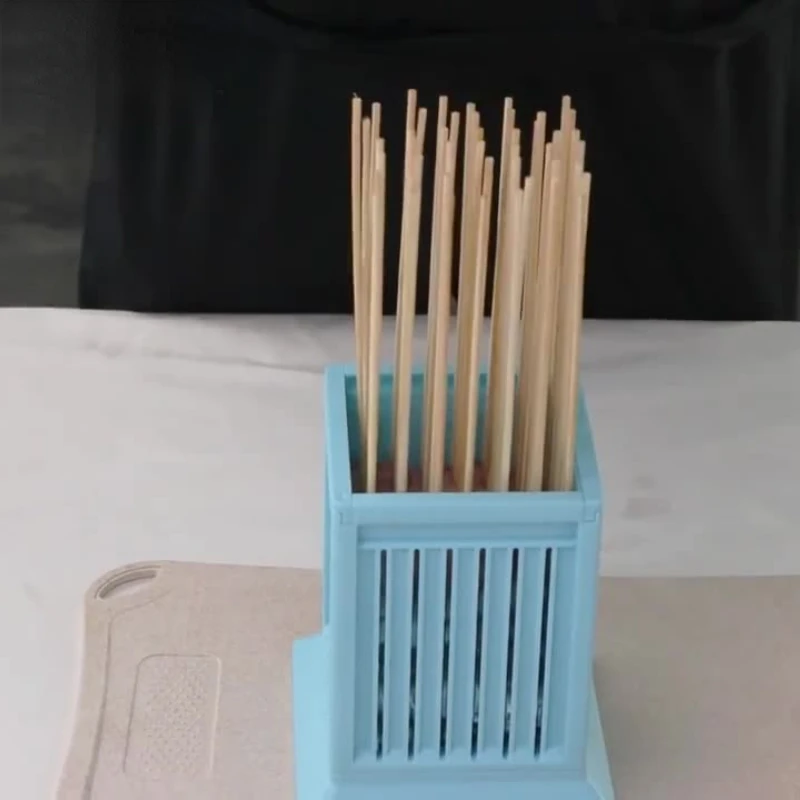 

BBQ Meat Skewer Maker Wear Meat String Lamb Skewers Machine 49 Holes Skewer Tools Tofu Skewer Machine Grill Barbecue Accessories