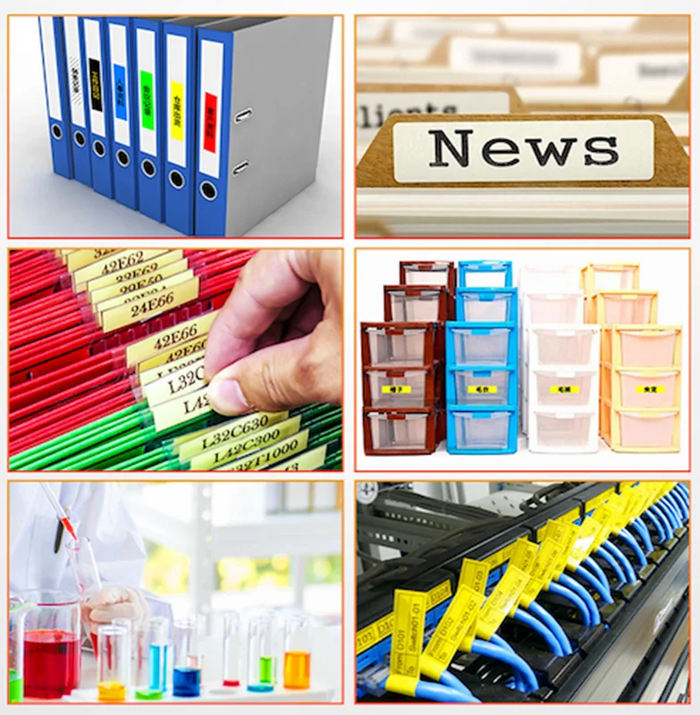 Лента для этикеток TZe-231 10 упаковок TZE231 6/9/12 мм черный на белом работает Brother P-touch