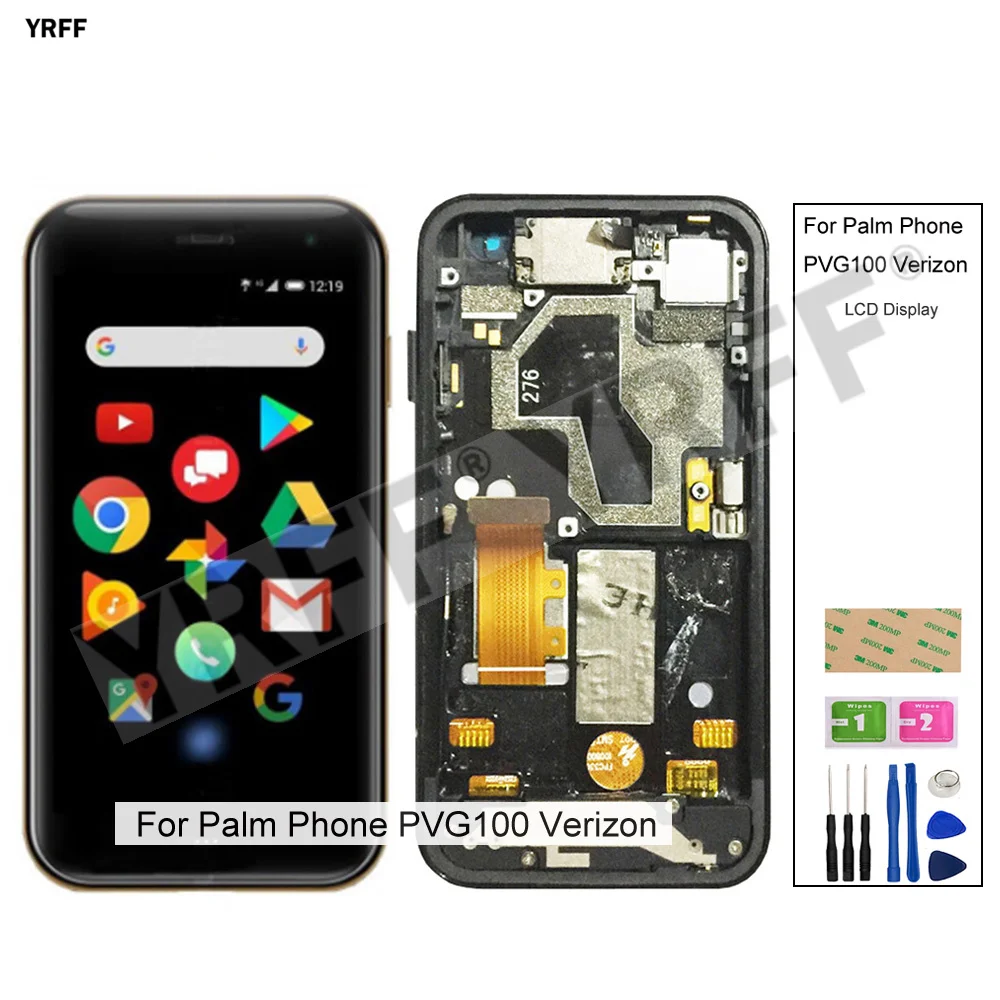 

For Palm Phone PVG100 Verizon Original LCD Display+Touch Screen Digitizer Assembly With Frame Phone Glass Panel Repair Parts