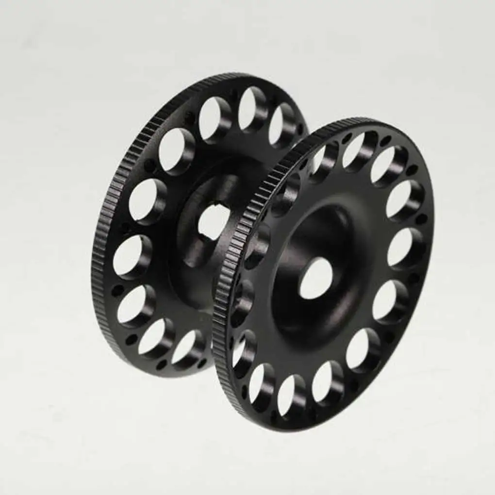 

Катушка для подводного плавания с плоской линией, держатель для спиннинга с застежкой на палец, легкое черное техническое оборудование для дайвинга