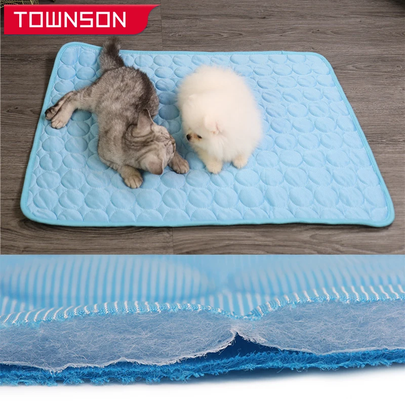 

Dog Cooling Summer Pad Washable Dog Cooling Mat Kennel Mat Dogs Cat Blanket Sofa Breathable Pet Dog Bed Pet Self Cooling Mat