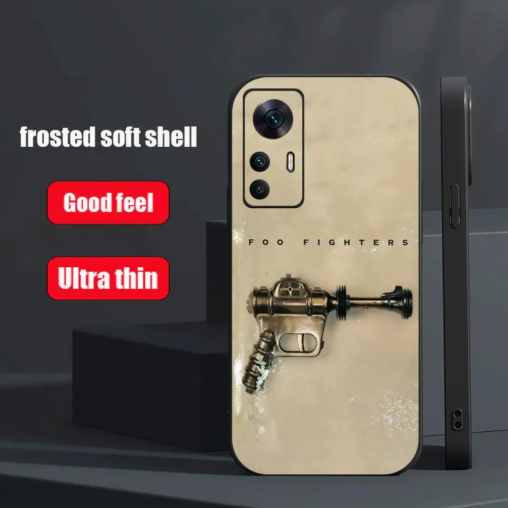 Фото Чехол для телефона F-Foo Band F-Fighters для Xiaomi Redmi Note 15 14T 13Lite 12S 5g 4g Pro Plus, мягкий чехол, черный, полная защита №1