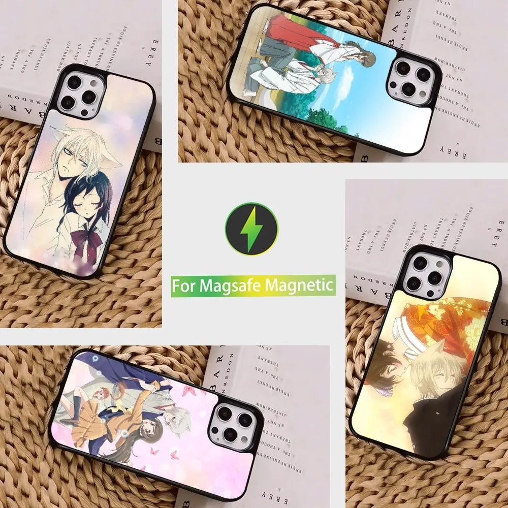 Cartoon K-Kamisamas K-Kiss Phone Case For iPhone 16 15 14 13 12 11 Pro Max Plus Mini Magsafe Magnetic Wireless Charging