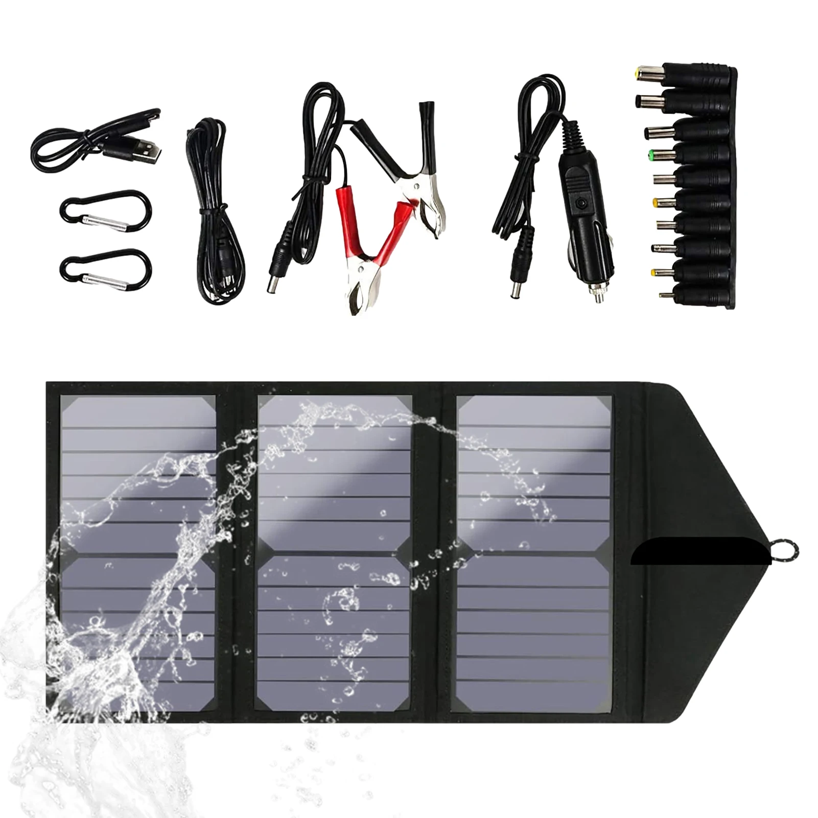 

Monocrystalline Solar Panel Foldable Solar Panel With Adjustable Kickstands Portable Solar Panel Capture Sunlight High-Efficienc