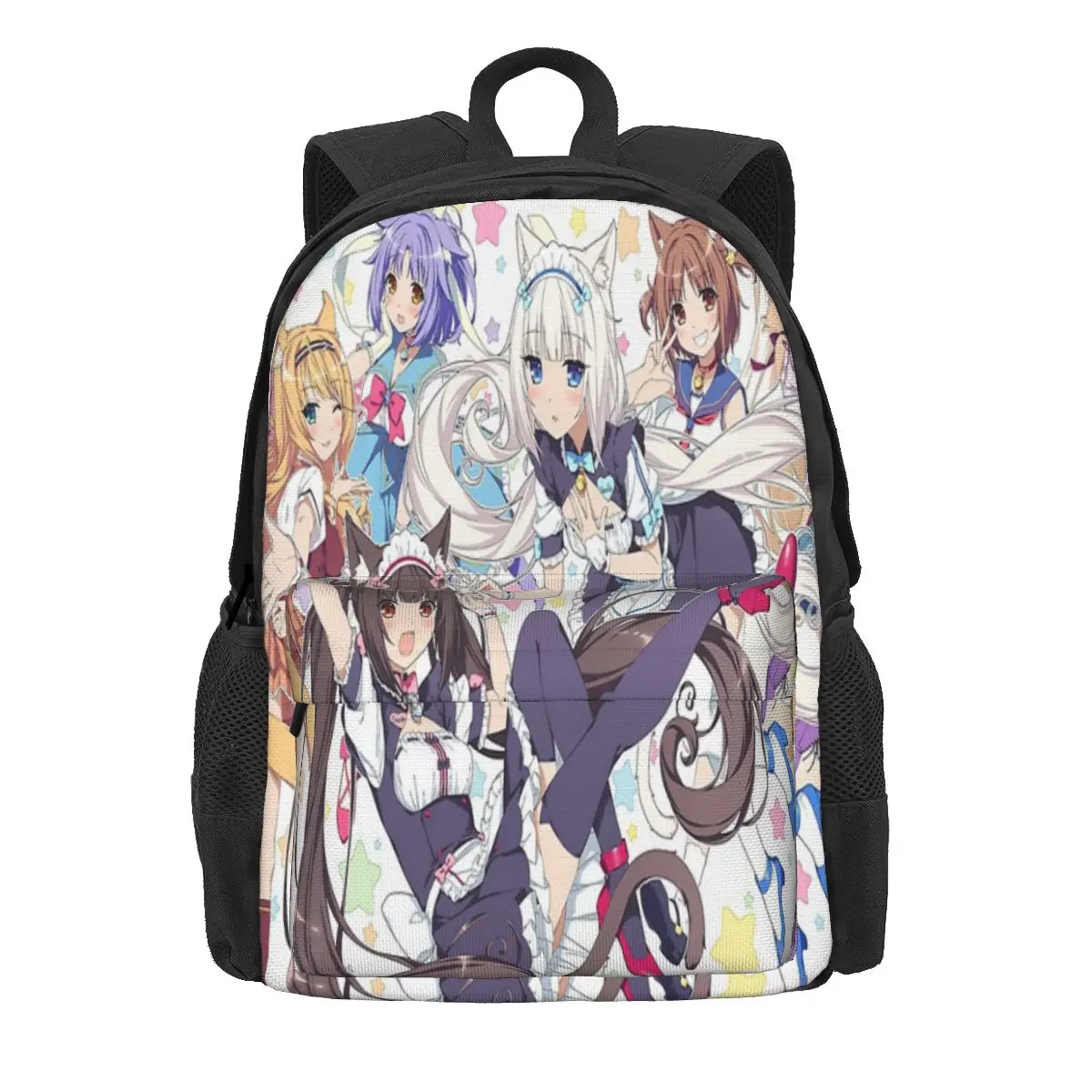 

Nekopara 3 Backpacks Men's Backpacks Bags For Women Manga Personalised Back Packs Bag For Women