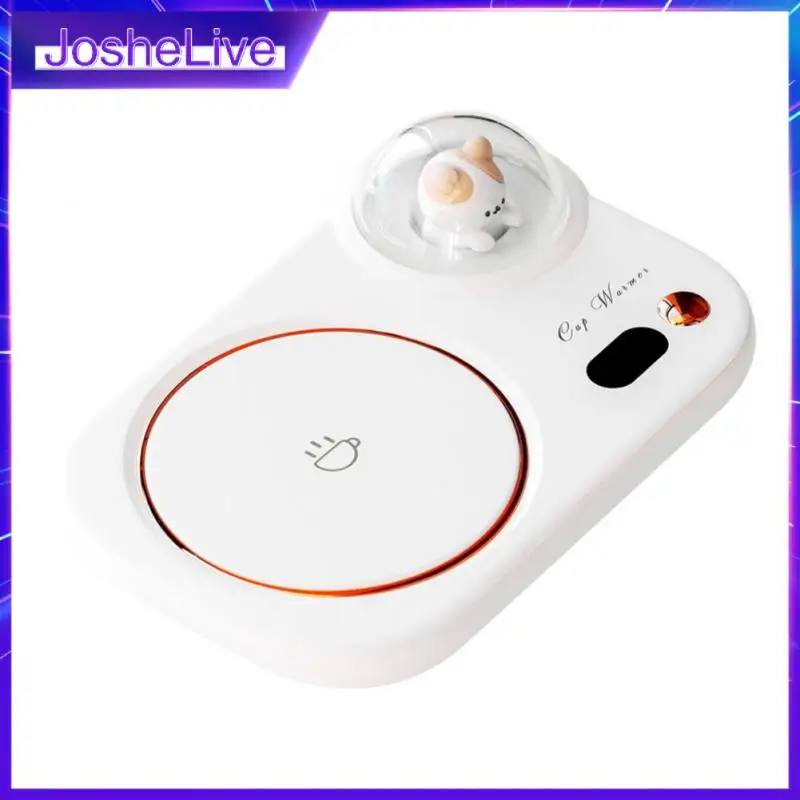

Cups Base Universal Cat Night Light Coffee Heater Adjustable Three-temperature Setting Durable Cup Mat Cup Holder Safe Keep Warm