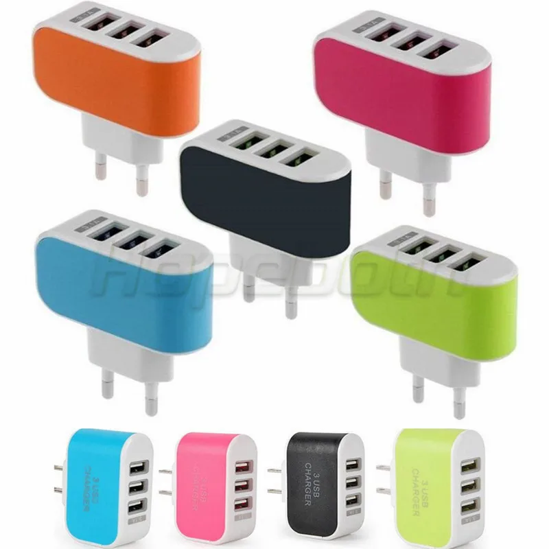 

Зарядное устройство с 3 USB-портами, 5 В, 3 А, 20 шт.