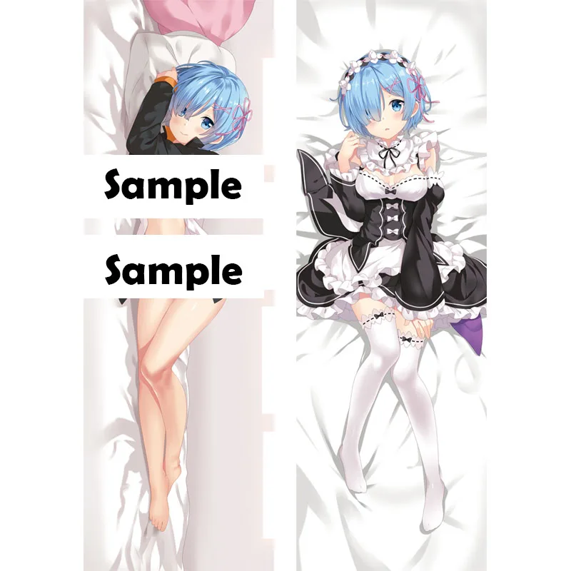 

Оптовая продажа постельных принадлежностей Аниме Re:Zero Rem Dakimakura Huggable, полноразмерная наволочка для тела, для косплея, для самостоятельной сб...