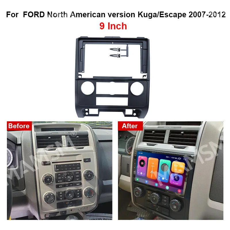 MAMSM для Ford ESCAPE 2009 9-дюймовый 2 Din автомобильный радиоприемник авто стерео аудио