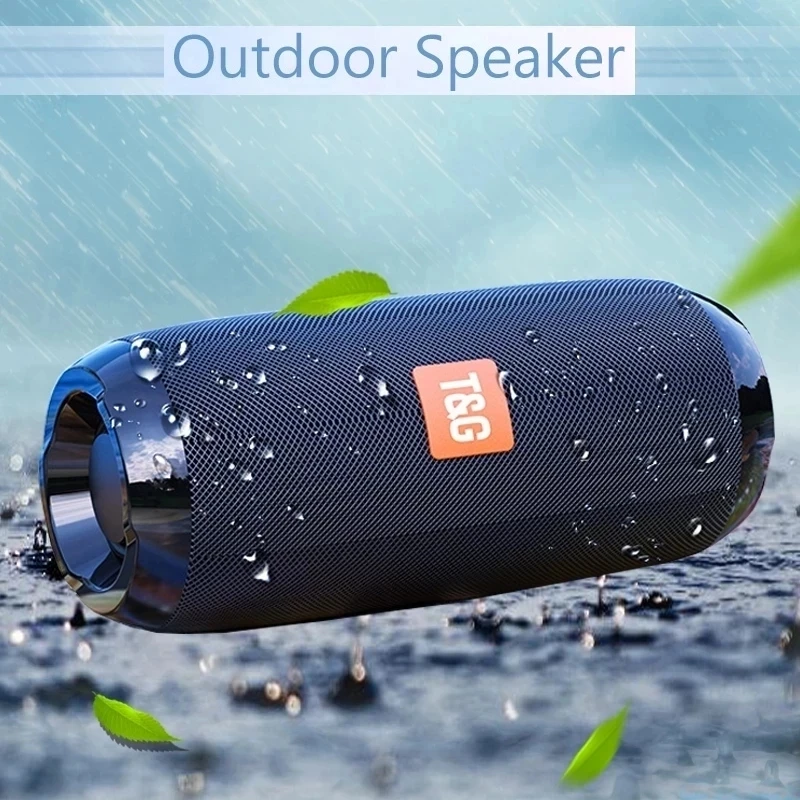Enlarge Portable Bluetooth Speaker Wireless Bass Subwoofer Waterproof Outdoor Speakers Boombox AUX TF USB  Stereo Loudspeaker Music Box