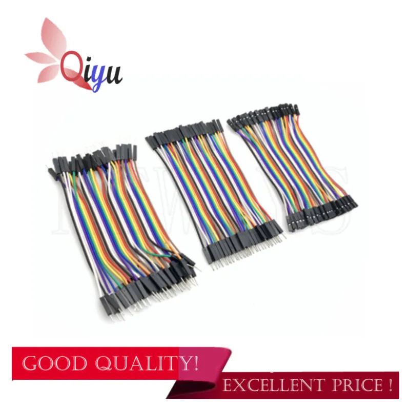 

40-120pcs Dupont Line 10CM 40Pin Male to Male + Male to Female and Female to Female Jumper Wire Dupont Cable for Arduino DIY KIT