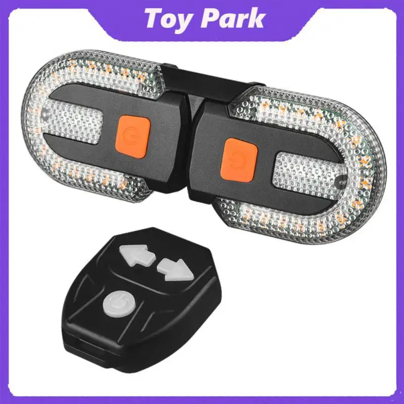 

Convenient 5 Lighting Modes Warnning Light Bicycle Tail Lamp Wireless Bike Signal Lamp Bicycle Light Remote Control Abs Shell