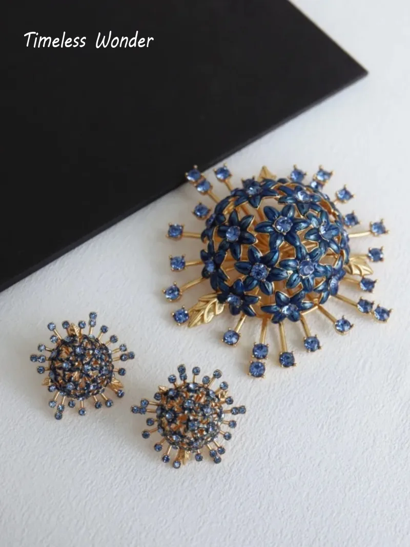 Женская Брошь в виде фейерверка с эмалью