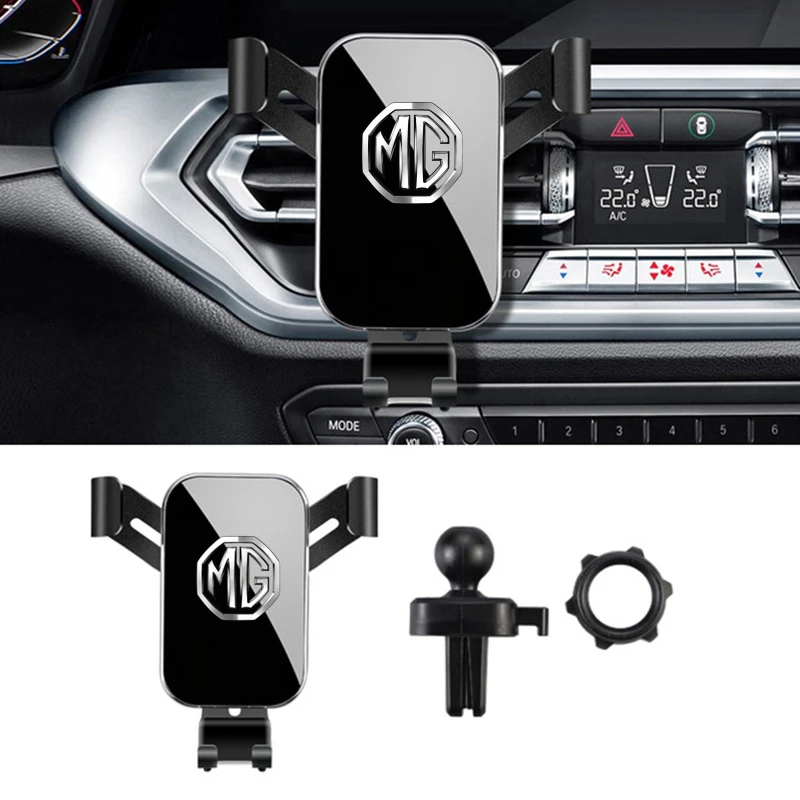 

Car Gravity Phone Holder Air Vent Clip Mount Mobile Cell Stand Smart phone GPS Holder For MG ZS MG3 MG5 MG6 MG7 GT HS Gundam 350