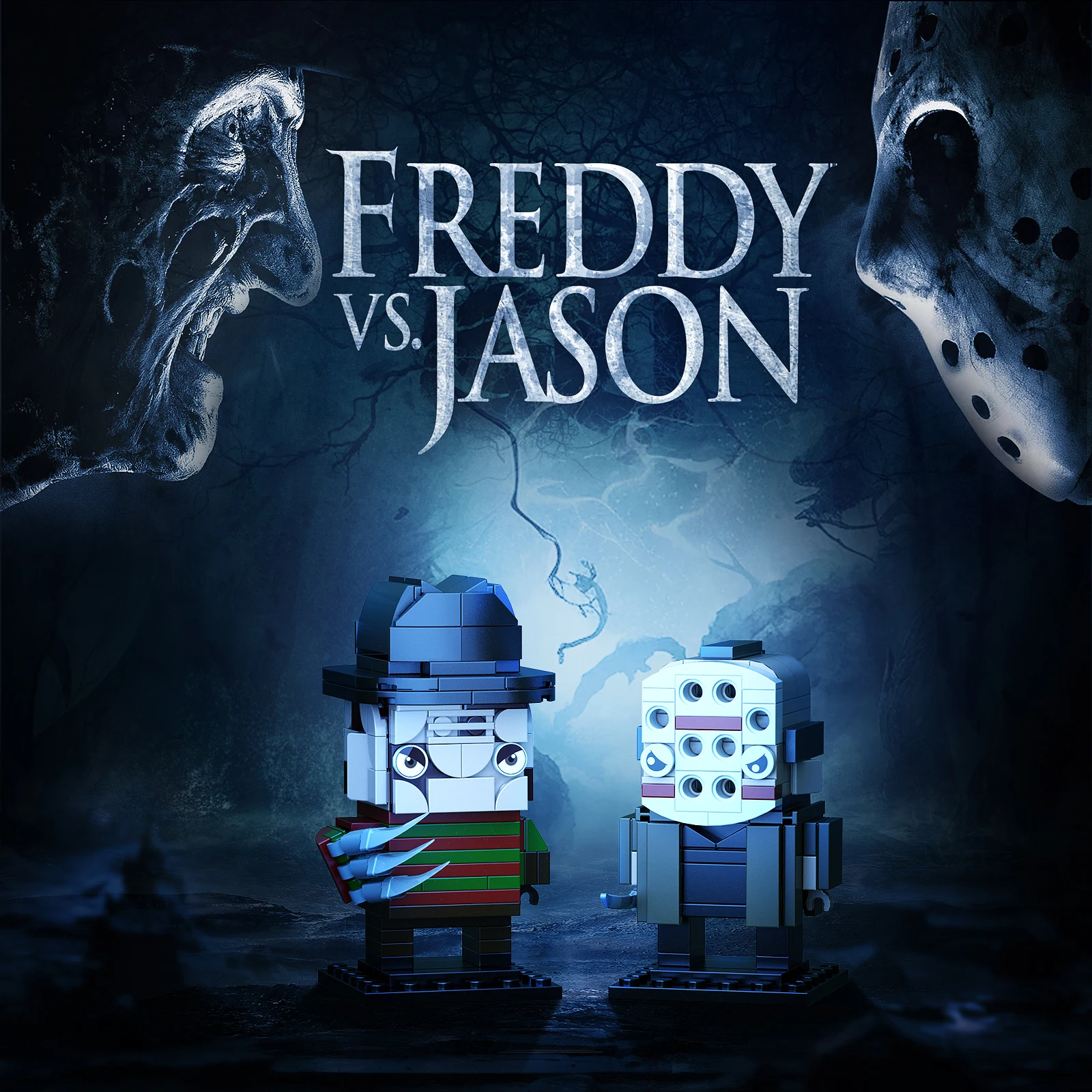 Buildmoc фигурки Джейсона из фильма ужасов Freddyeds Brickheadz набор строительных блоков MOC