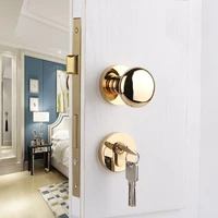 high quality round design home split pattern inside door knob lock mushroom round security lock body single handle