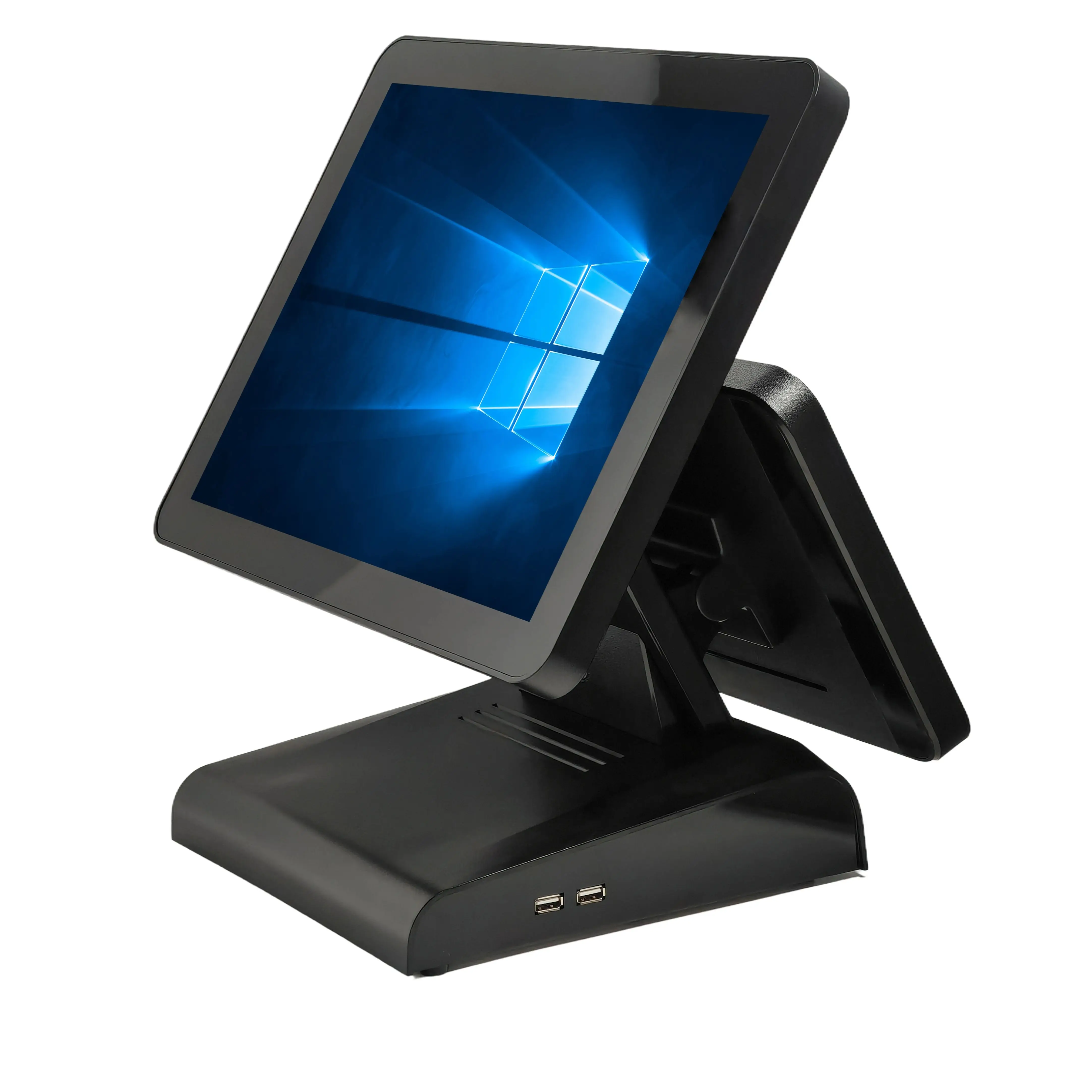 Фото Китайский завод, 15-дюймовая система Windows POS J4125 Win10, сенсорный экран, кассовый аппарат, терминал, настольный POS-терминал №2