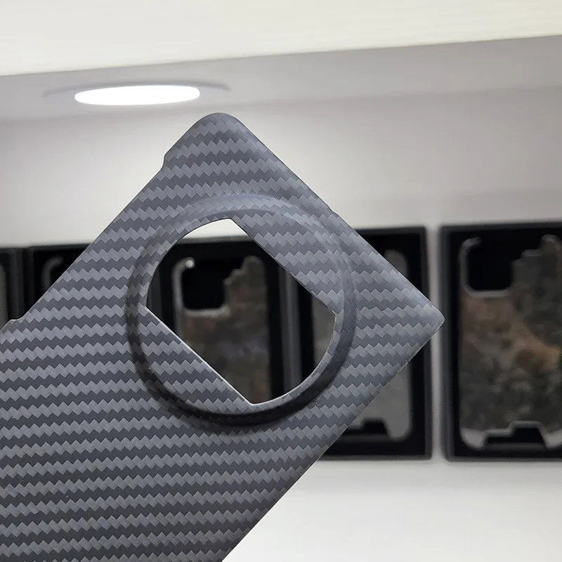 2 in 1 Genuine Real Carbon Fiber Slim Case For Huawei Mate X3 Anti-Fingerprint Matte Matex3 Ultra Thin Aramid Fiber Armor Cover