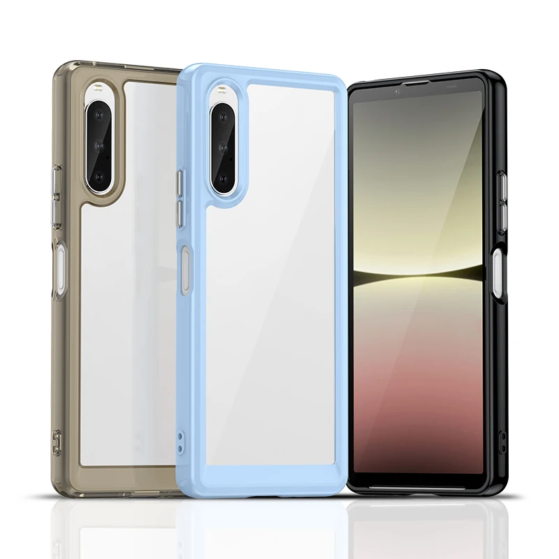 

For Snoy Xperia 10 V Clear Case For Snoy Xperia 10 V Cover Coque Fundas Hard Translucent Phone Bumper For Snoy Xperia 10 V