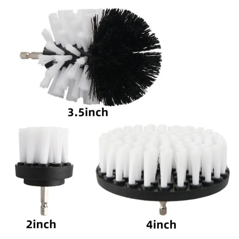 

Car 2/3.5/4'' Brush Attachment Set Power Scrubber Brush Polisher Bathroom Cleaning Kit with Extender Kitchen Cleaning Tools