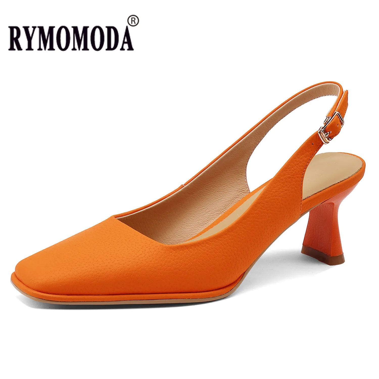 

Women Sandals Summer New Luxury Split Cow Genuine Leather Sqaure Toe Thin Heel Buckle Black Party Russia Day Gifts Quality Shoe