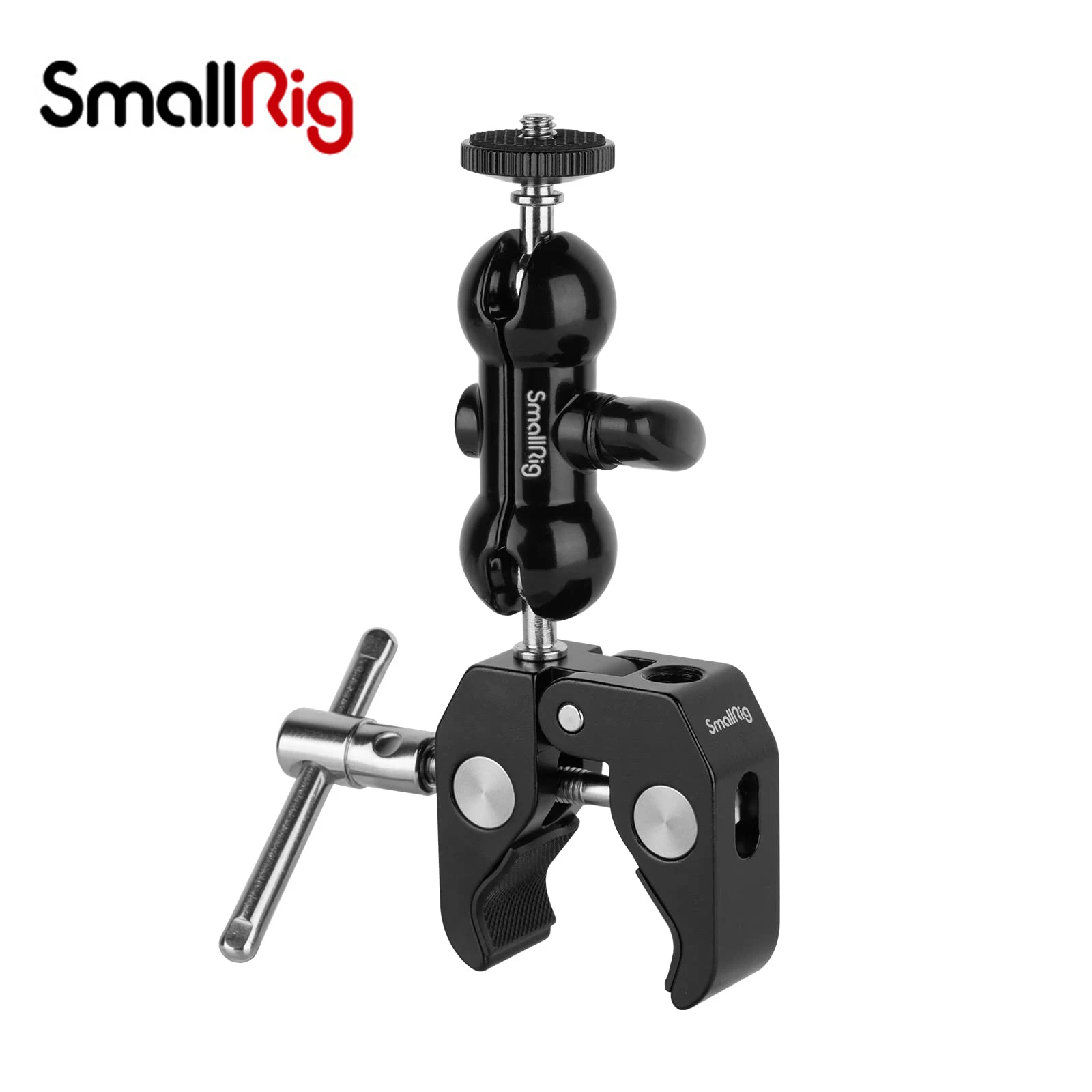 

SmallRig Cool Ball Head Adapter Arm V4 Multi-function with Bottom Clamp For DJI Ronin Gimbal DSLR Camera LCD Monitor LED - 1138