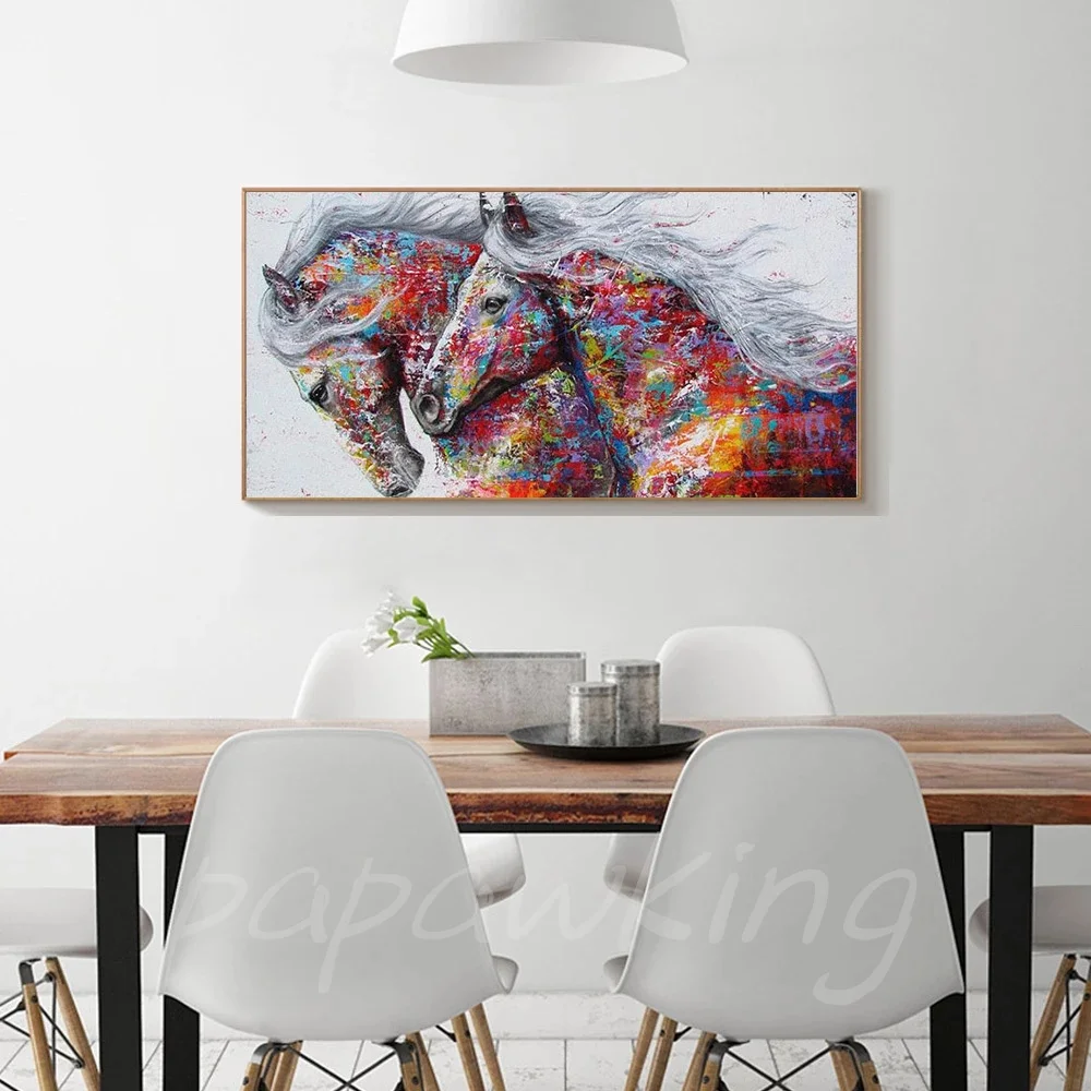 

Diy Abstract Horse Diamond Painting Full Square Round Diamond Cross Stitch Kit Art Rhinestone Embroidery Home Wall Mosaic Decor