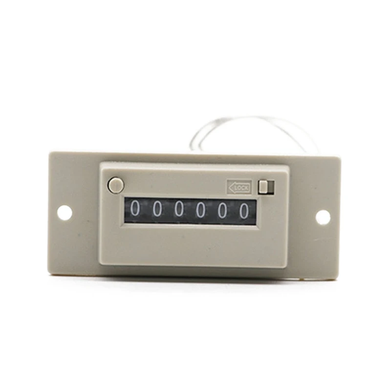 

6 Digit Electromagnetic Pulse Counter DC 3.5W AC3W 200 Million Times AC220V / AC110V / DC24V / DC 12V Professional Drop Shipping
