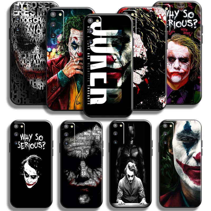 

The Joker Clown For Samsung Galaxy S20 S21 S22 Plus Ultra FE 5G Samsung S22 S21 S20 Phone Case TPU Back Silicone Cover