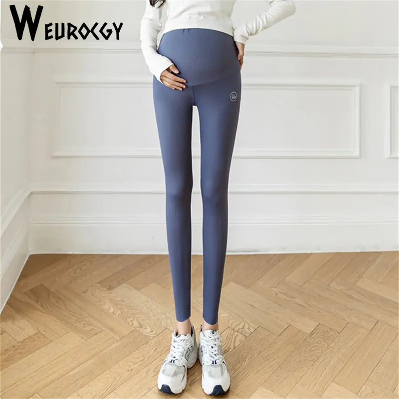Maternity Clothes 2023 Spring Korean Style New Style Versatile Leggings High Waist Adjustable Pregnancy Skinny Pants Trousers