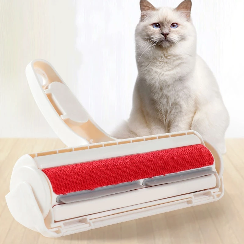 

Щетка для удаления шерсти от домашних животных, ролик для 2-сторонней чистки одежды, ролик для удаления шерсти животных от дивана, мебели, ру...