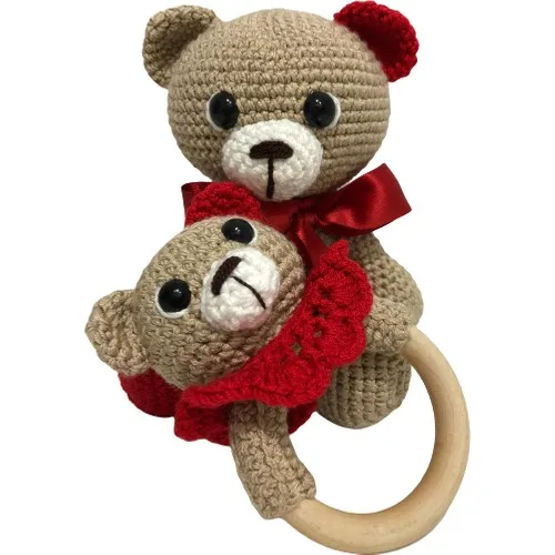 Amigurumi Bear and Rattle Set | Игрушки и хобби