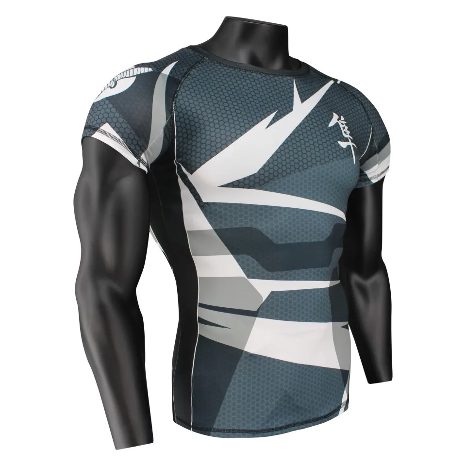 SOTF Трикотажные изделия для MMA muay thai mma боксерские трикотажные изделия rashguard jiu jitsu футболка для кикбоксинга Rashguard Mma боксерская Муай Тай джиу д...