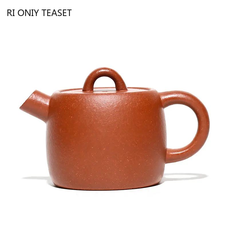 

Китайские чайные горшки из исинской фиолетовой глины 200 мл, чайный горшок из сырой руды с фильтром из грязи Zhu, индивидуальный красивый чайни...